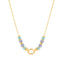 Gold Amazonite and Agate Charm Connector Necklace | Ania Haie Australia