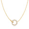 Gold Interlinked Circles Pave Necklace | Ania Haie Australia