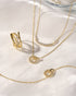 Gold Interlinked Circles Pave Necklace | Ania Haie Australia