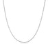 Silver Rope Twist Chain Necklace