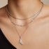 Silver Triangle Pendant Necklace