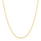 Gold Rectangle Link Chain Necklace