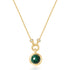 Gold Malachite Reversible Vacation Necklace