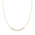 Gold Pave Multi Beaded Chain Necklace