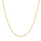 Gold Paper Clip Chain Necklace