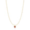 Gold Crimson Solitaire Necklace | Ania Haie Australia