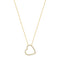 14kt Gold Plating Heart Necklace | Ania Haie Australia