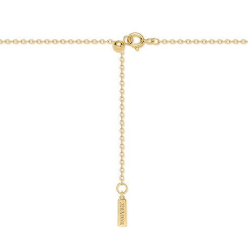 Gold Twisted Rope Lariat Necklace