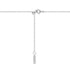 Silver Twisted Rope Lariat Necklace