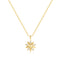Gold Sunburst Necklace
