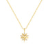 Gold Sunburst Necklace
