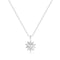 Silver Sunburst Necklace