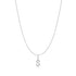Silver Letter S Initial Necklace