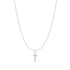 Silver Letter T Initial Necklace