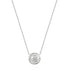 Silver Reversible Pave Moon Evil-Eye Necklace
