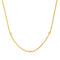 Gold Evil Eye Station Necklace