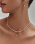 Gold Prong Set Duo Necklace | Ania Haie Australia