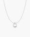 Silver Open Circle Necklace
