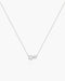 Silver Prong Set Duo Necklace | Ania Haie Australia