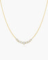 Gold Graduated Pave Arc Necklace | Ania Haie Australia