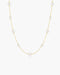 Gold Alternating Shell Pearl Station Necklace | Ania Haie Australia