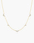 Gold Cluster & Single Station Necklace | Ania Haie Australia