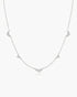 Silver Cluster & Single Station Necklace | Ania Haie Australia
