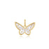 Gold Mother Of Pearl Butterfly Charm Pendant | Ania Haie Australia