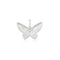 Silver Mother Of Pearl Butterfly Charm Pendant | Ania Haie Australia