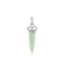 Silver Amazonite Drop Charm Pendant | Ania Haie Australia