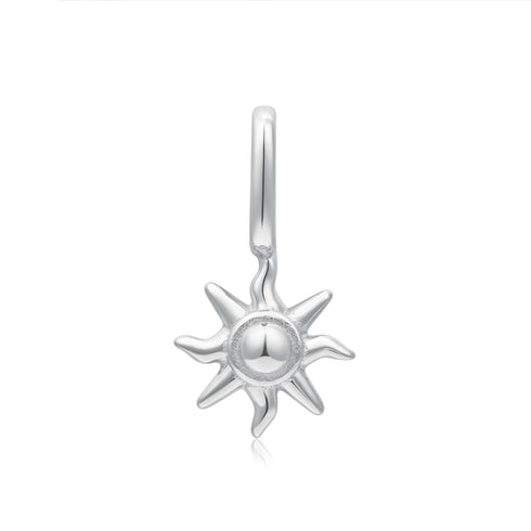 Silver Sunshine Charm Pendant | Ania Haie Australia