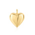 Gold Dome Heart Charm