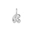 Silver R Letter Charm