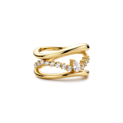 Gold Sparkle Ring | Ania Haie Australia