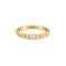 Gold Cubic Zirconia Round Dome Ring