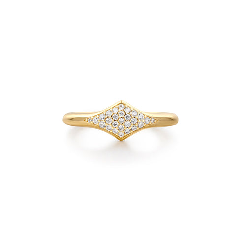 Gold Pave Sparkle Ring