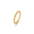 Gold Sparkle Twisted Ring