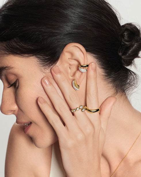 Gold Wave Ear Cuff | Ania Haie Australia