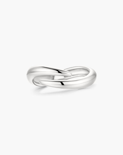 Silver Spiral Adjustable Ring | Ania Haie Australia