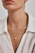 Gold Baroque Pearl Pendant Necklace