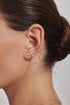 Gold Chain Drop Stud Earrings