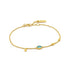 Ania Haie Turquoise Discs Bracelet - Gold