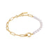 Ania Haie Gold Pearl Chunky Link Chain Bracelet | The Jewellery Boutique