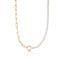 Ania Haie Gold Pearl Chunky Link Chain Necklace | The Jewellery Boutique