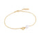 Ania Haie Gold Pearl Link Chain Bracelet | The Jewellery Boutique