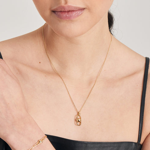 Gold Orb Link Necklace | The Jewellery Boutique