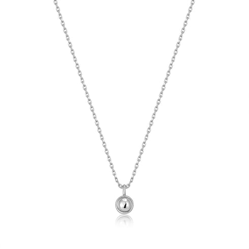 Silver Drop Pendant Necklace | The Jewellery Boutique
