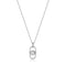 Silver Link Drop Pendant Necklace | The Jewellery Boutique