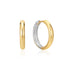 Ania Haie Two Tone Hoop Earrings
