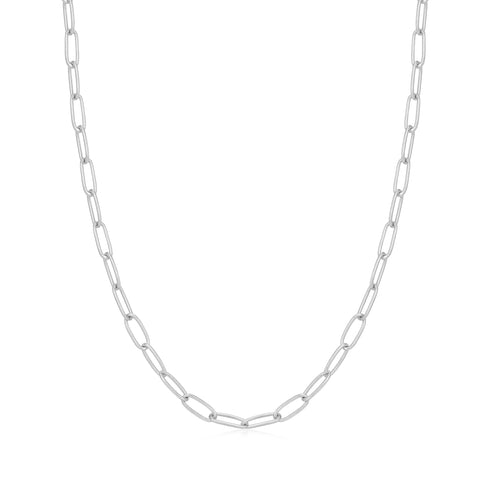 Ania Haie Silver Link Charm Chain Necklace